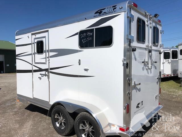 2019 4 Star Runabout 2 Horse Straight Load Bumper Pull 21 900