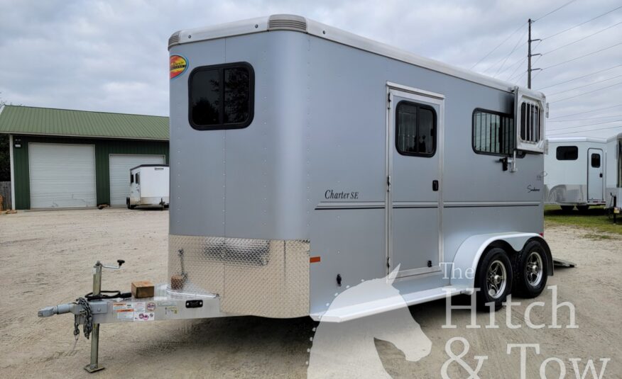 2022 SUNDOWNER CHARTER SE BUMPER PULL 2 HORSE STRAIGHT LOAD w/ GREAT FEATURES! $25,900