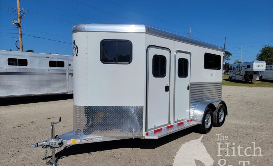 2024 ADAM 2 HORSE BUMPER PULL W/ SIDE RAMP $19,900