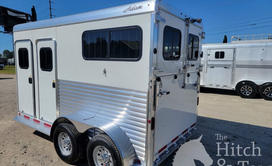 2024 ADAM 2 HORSE BUMPER PULL W/ SIDE RAMP $19,900