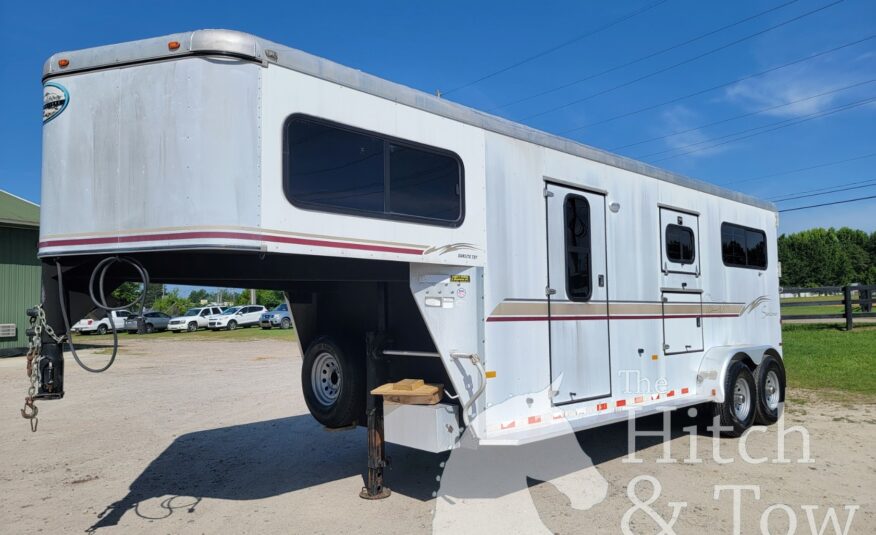 2003 SUNDOWNER SUNLITE 737 2 HORSE GOOSENECK TRAILER $14,900