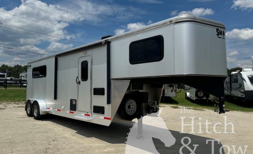 2016 SHADOW 3 HORSE SLANT LOAD LIVING QUARTERS TRAILER W/ UPGRADES & 7’5″ TALL! $29,900