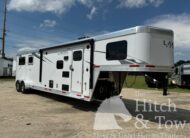 2022 LAKOTA CHARGER EDITION 2 HORSE STRAIGHT LOAD GOOSENECK WITH 9′ LQ & MID-TACK! $53,900