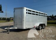 2022 FEATHERLITE 17’ ALUMINUM STOCK BUMPER PULL $17,900