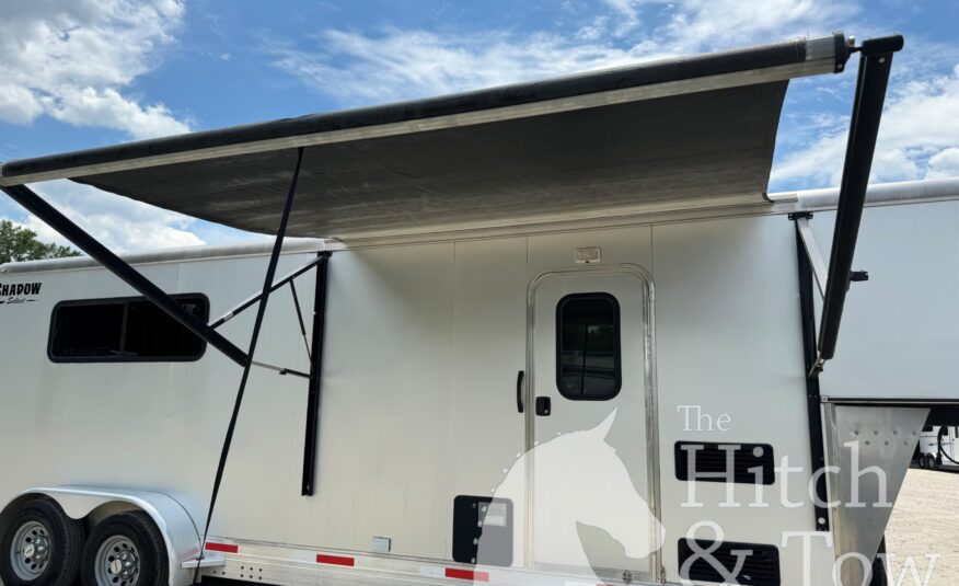 2016 SHADOW 3 HORSE SLANT LOAD LIVING QUARTERS TRAILER W/ UPGRADES & 7’5″ TALL! $29,900