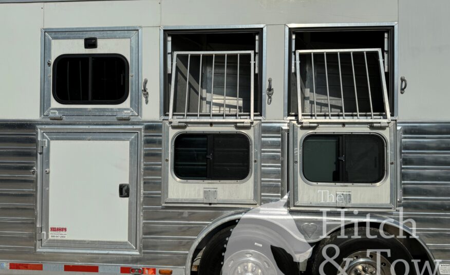 2004 HART 3 HORSE SLANT BUMPER PULL W/ DRESSING ROOM & RAMP TO DRESSING ROOM! $29,900