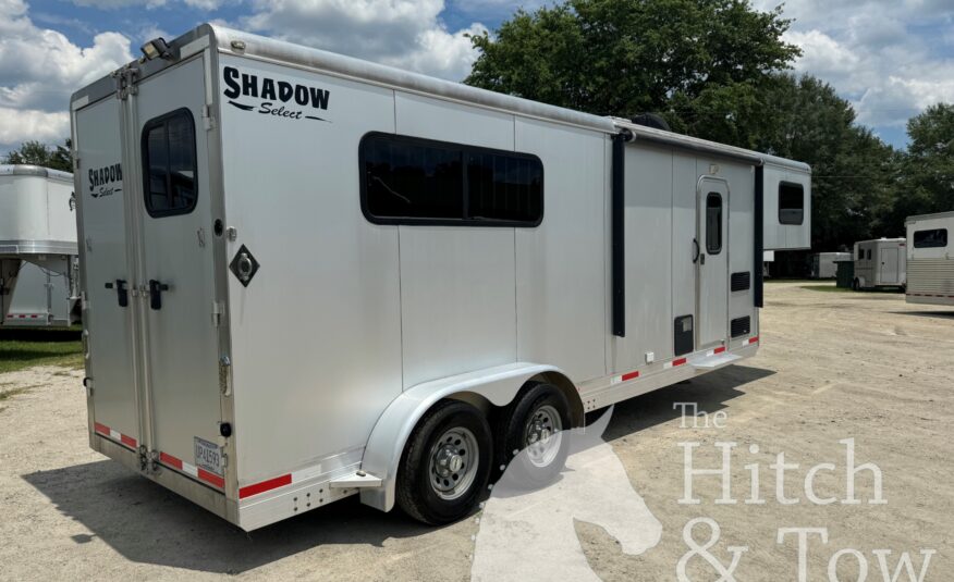 2016 SHADOW 3 HORSE SLANT LOAD LIVING QUARTERS TRAILER W/ UPGRADES & 7’5″ TALL! $29,900