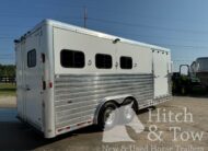 2004 HART 3 HORSE SLANT BUMPER PULL W/ DRESSING ROOM & RAMP TO DRESSING ROOM! $29,900