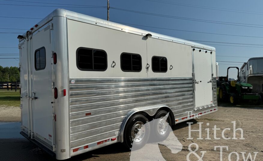 2004 HART 3 HORSE SLANT BUMPER PULL W/ DRESSING ROOM & RAMP TO DRESSING ROOM! $29,900