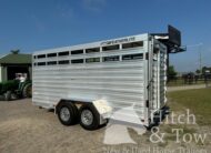 2022 FEATHERLITE 17’ ALUMINUM STOCK BUMPER PULL $17,900