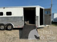 2004 HART 3 HORSE SLANT BUMPER PULL W/ DRESSING ROOM & RAMP TO DRESSING ROOM! $29,900