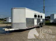 2004 HART 3 HORSE SLANT BUMPER PULL W/ DRESSING ROOM & RAMP TO DRESSING ROOM! $29,900