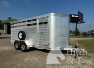 2022 FEATHERLITE 17’ ALUMINUM STOCK BUMPER PULL $17,900