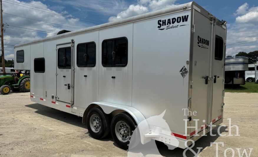 2016 SHADOW 3 HORSE SLANT LOAD LIVING QUARTERS TRAILER W/ UPGRADES & 7’5″ TALL! $29,900