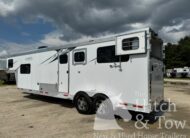 2022 LAKOTA CHARGER EDITION 2 HORSE STRAIGHT LOAD GOOSENECK WITH 9′ LQ & MID-TACK! $53,900