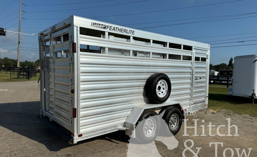 2022 FEATHERLITE 17’ ALUMINUM STOCK BUMPER PULL $17,900