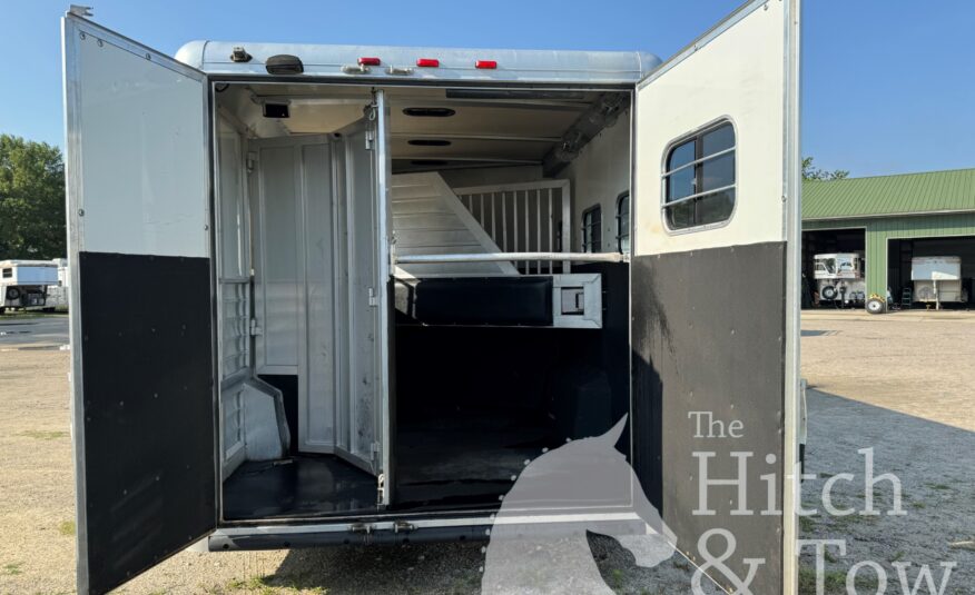 2004 HART 3 HORSE SLANT BUMPER PULL W/ DRESSING ROOM & RAMP TO DRESSING ROOM! $29,900