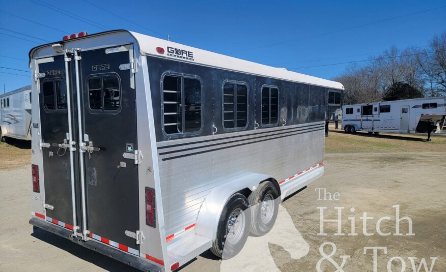 2000 GORE 3 HORSE SLANT GOOSENECK $11,900