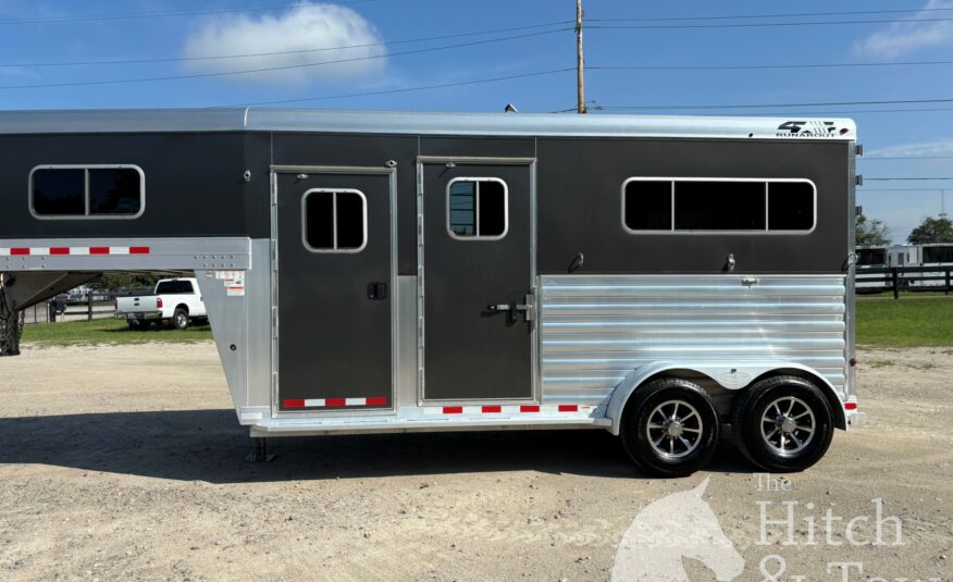 2022 4 STAR DELUXE 2 HORSE GOOSENECK W/ SIDE RAMP & LOTS OF UPGRADES!!! $39,900