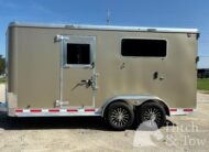 2025 KIEFERBUILT GENESIS 2 HORSE BUMPER PULL W/ DRESSING ROOM $27,000