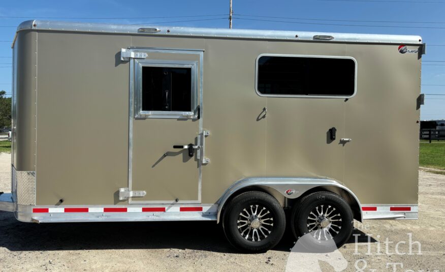 2025 KIEFERBUILT GENESIS 2 HORSE BUMPER PULL W/ DRESSING ROOM $27,000