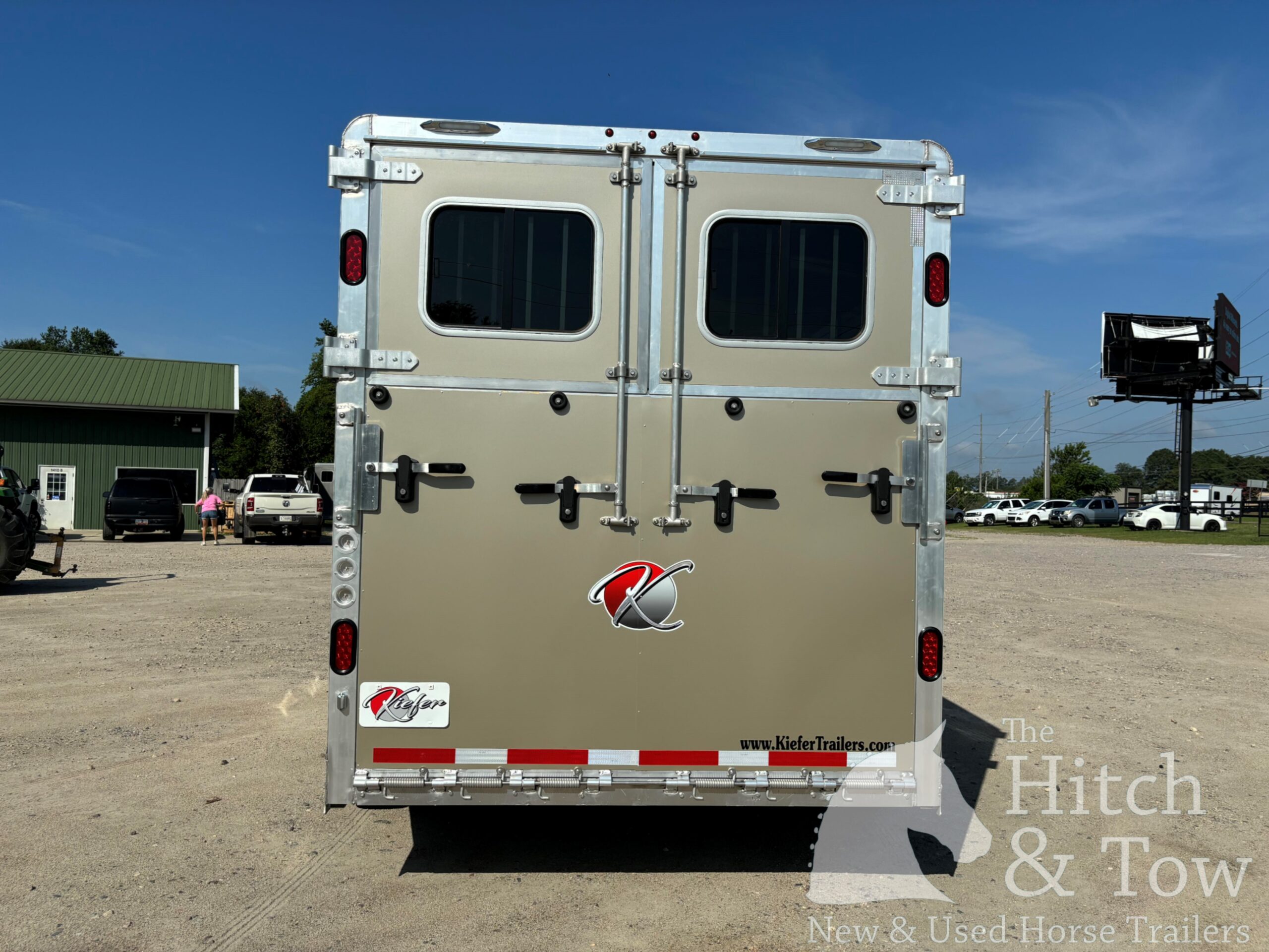 2025 KIEFERBUILT GENESIS 2 HORSE BUMPER PULL W/ DRESSING ROOM $27,000