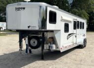 SLIGHTLY USED! 2022 SHADOW 4 HORSE SLANT LOAD LIVING QUARTERS TRAILER W/ UPGRADES $45,900