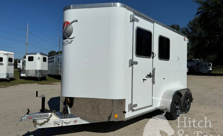 2025 KIEFERBILT 2 HORSE SLANT BUMPER PULL W/ DRESSING ROOM $21,900