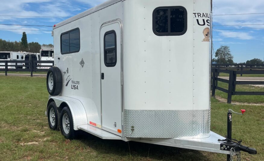 2014 TRAILERS USA 2 HORSE BUMPER PULL $9,400