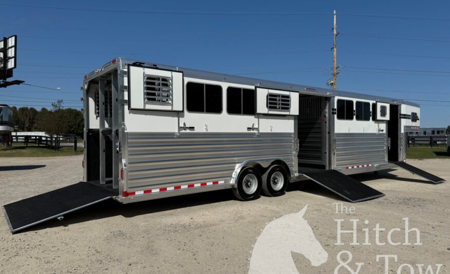 2025 4 STAR 6-8 HORSE HEAD TO HEAD W/ AIR RIDE & MANY UPGRADES $145,900