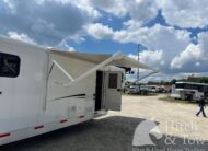 SLIGHTLY USED! 2022 SHADOW 4 HORSE SLANT LOAD LIVING QUARTERS TRAILER W/ UPGRADES $45,900