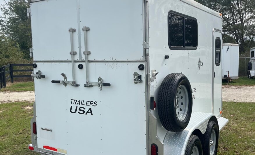 2014 TRAILERS USA 2 HORSE BUMPER PULL $9,400