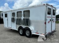 2004 FEATHERLITE 3 HORSE SLANT GOOSENECK TRAILER $12,900