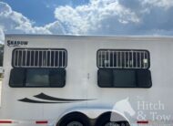 SLIGHTLY USED! 2022 SHADOW 4 HORSE SLANT LOAD LIVING QUARTERS TRAILER W/ UPGRADES $45,900