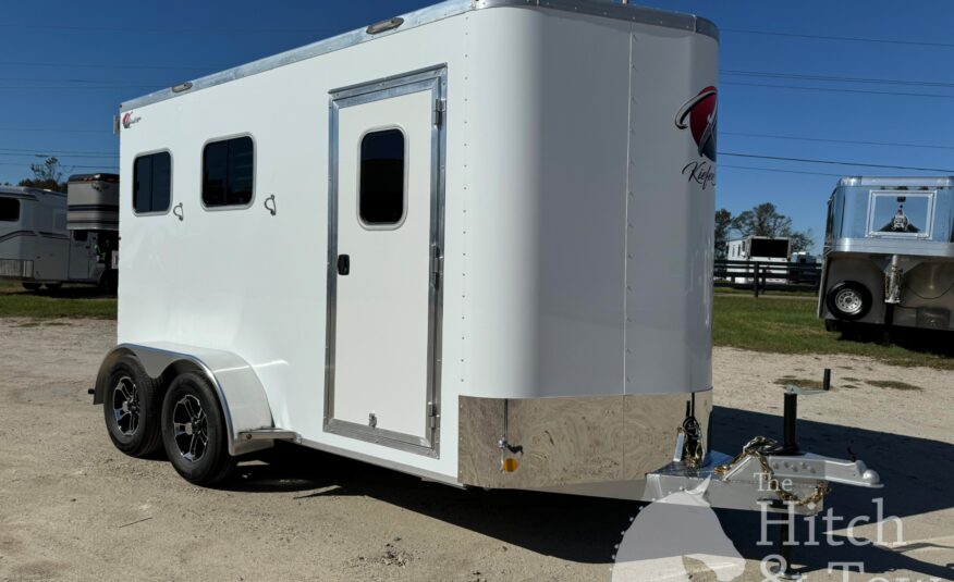 2025 KIEFERBILT 2 HORSE SLANT BUMPER PULL W/ DRESSING ROOM $21,900