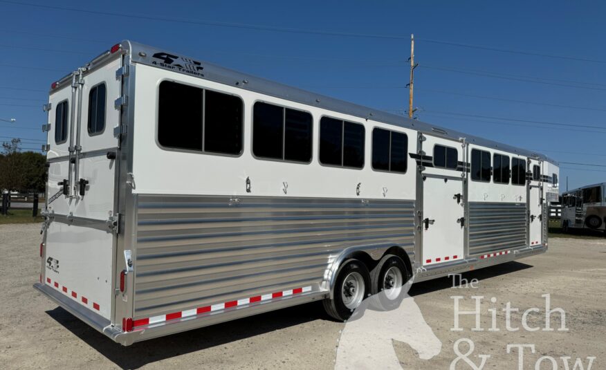 2025 4 STAR 6-8 HORSE HEAD TO HEAD W/ AIR RIDE & MANY UPGRADES $145,900