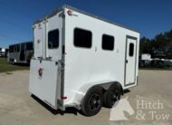 2025 KIEFERBILT 2 HORSE SLANT BUMPER PULL W/ DRESSING ROOM $21,900