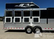 2023 4 STAR DELUXE 4 HORSE W/ 15′ OUTBACK LIVING QUARTERS, TONS OF UPGRADES, & TONS OF STORAGE!! $234,000