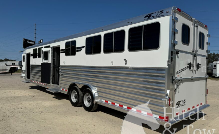 2025 4 STAR 6-8 HORSE HEAD TO HEAD W/ AIR RIDE & MANY UPGRADES $145,900