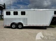 2004 FEATHERLITE 3 HORSE SLANT GOOSENECK TRAILER $12,900