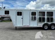 2004 FEATHERLITE 3 HORSE SLANT GOOSENECK TRAILER $12,900