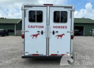 2004 FEATHERLITE 3 HORSE SLANT GOOSENECK TRAILER $12,900