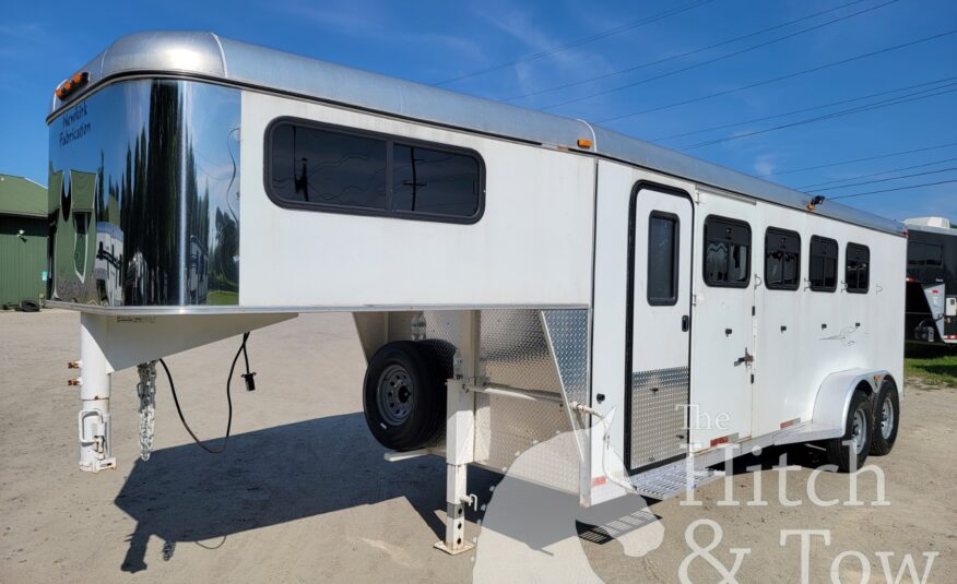 2006 NEWKIRK FAB 4 HORSE GOOSENECK TRAILER $11,900