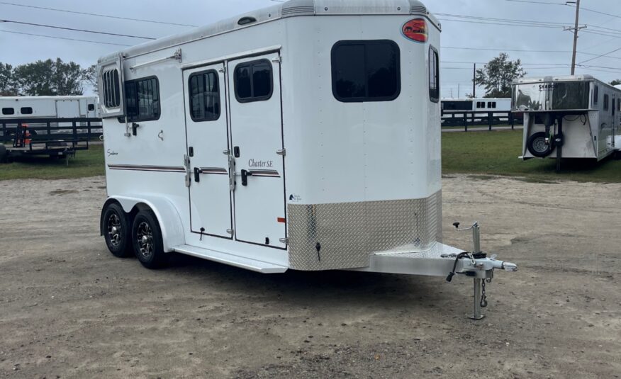 2024 SUNDOWNER CHARTER SE BUMPER PULL 2 HORSE STRAIGHT LOAD w/ GREAT FEATURES! $26,500