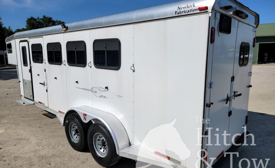 2006 NEWKIRK FAB 4 HORSE GOOSENECK TRAILER $11,900