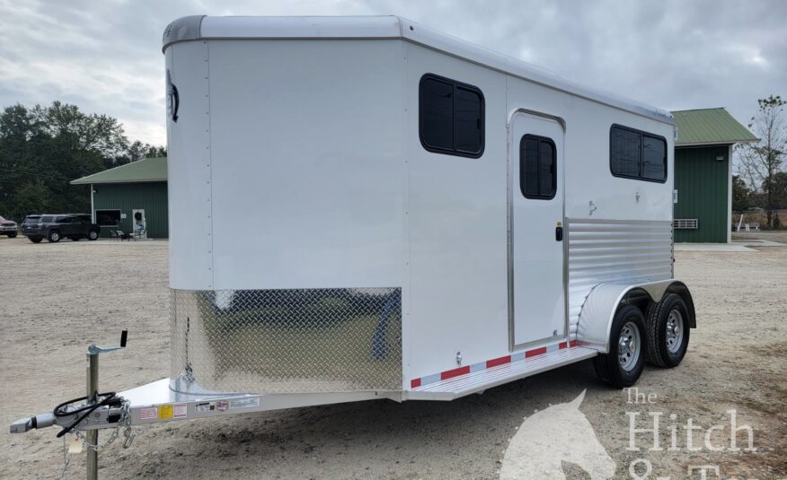 2024 ADAM 2 HORSE BUMPER PULL W/ DRESSING ROOM! $18,500