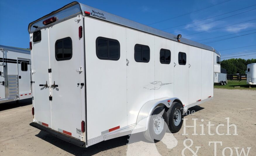 2006 NEWKIRK FAB 4 HORSE GOOSENECK TRAILER $11,900