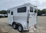 2024 ADAM 2 HORSE BUMPER PULL W/ DRESSING ROOM! $18,500