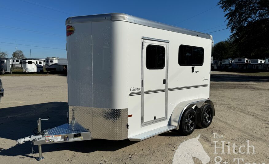 2025 SUNDOWNER CHARTER SE BUMPER PULL 2 HORSE STRAIGHT LOAD w/ GREAT FEATURES! $28,500