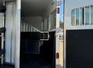 2025 KIEFERBILT 3 HORSE W/ 10′ JBJ CONVERSIONS LIVING QUARTERS, TONS OF UPGRADES, & TONS OF STORAGE!! $124,900